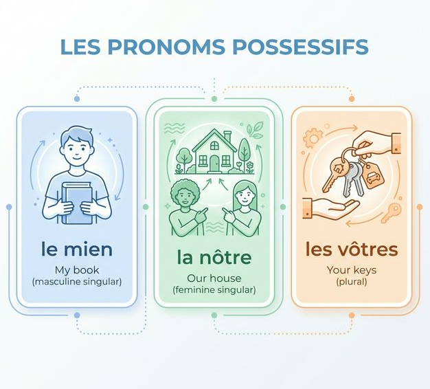 Les pronoms possessifs