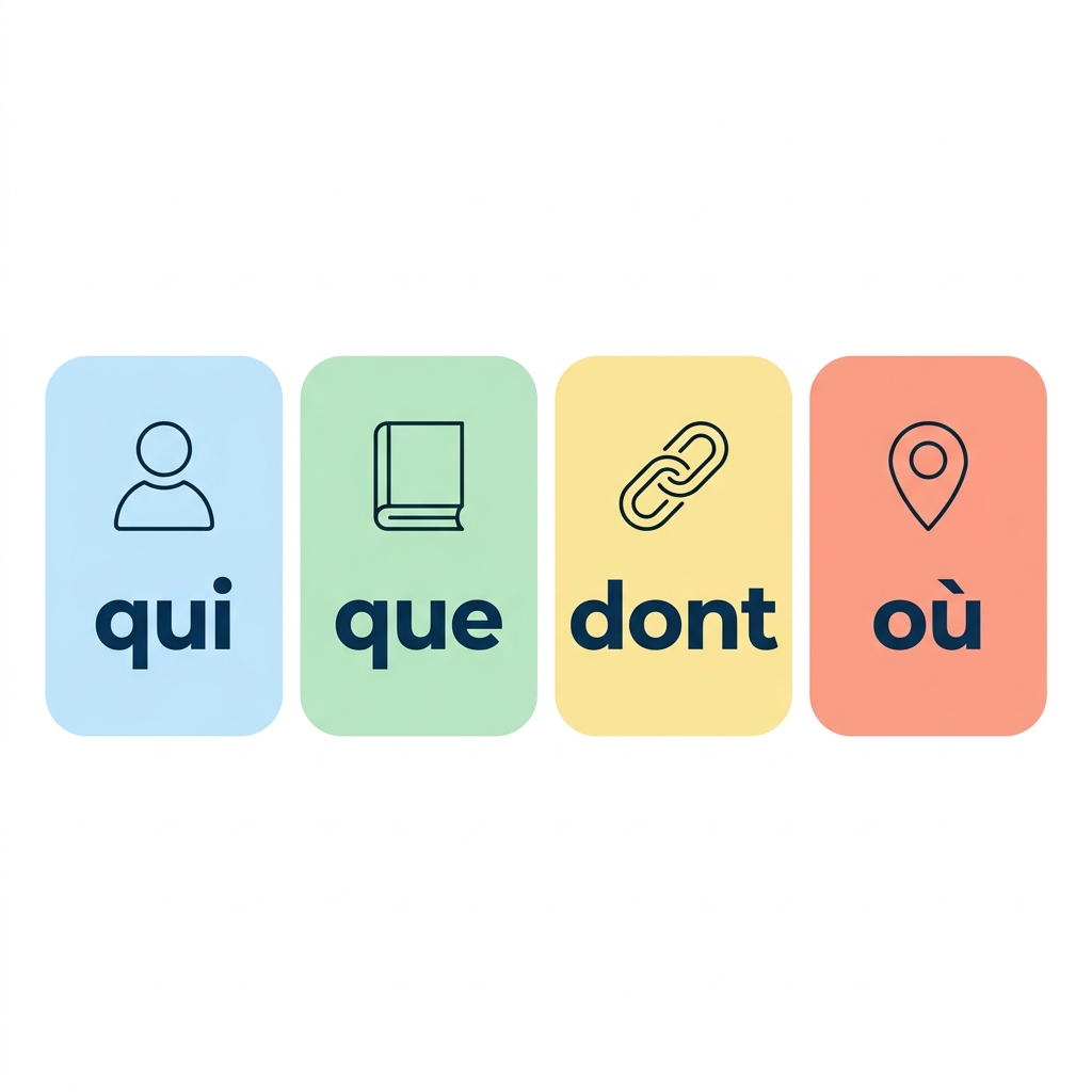 Les pronoms relatifs