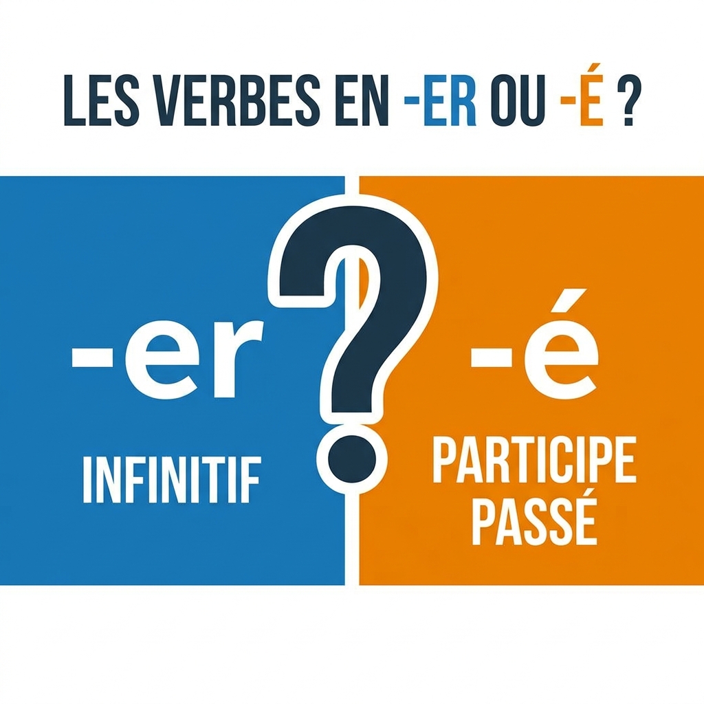 Les verbes en -er ou -é ?